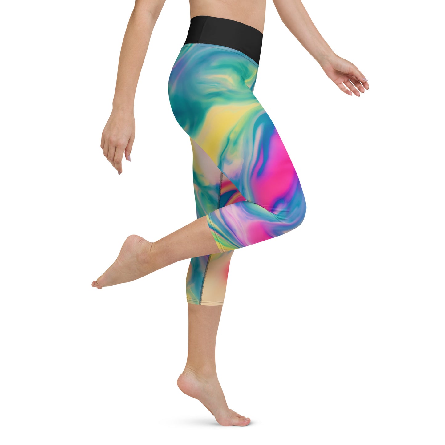 Legging court de yoga