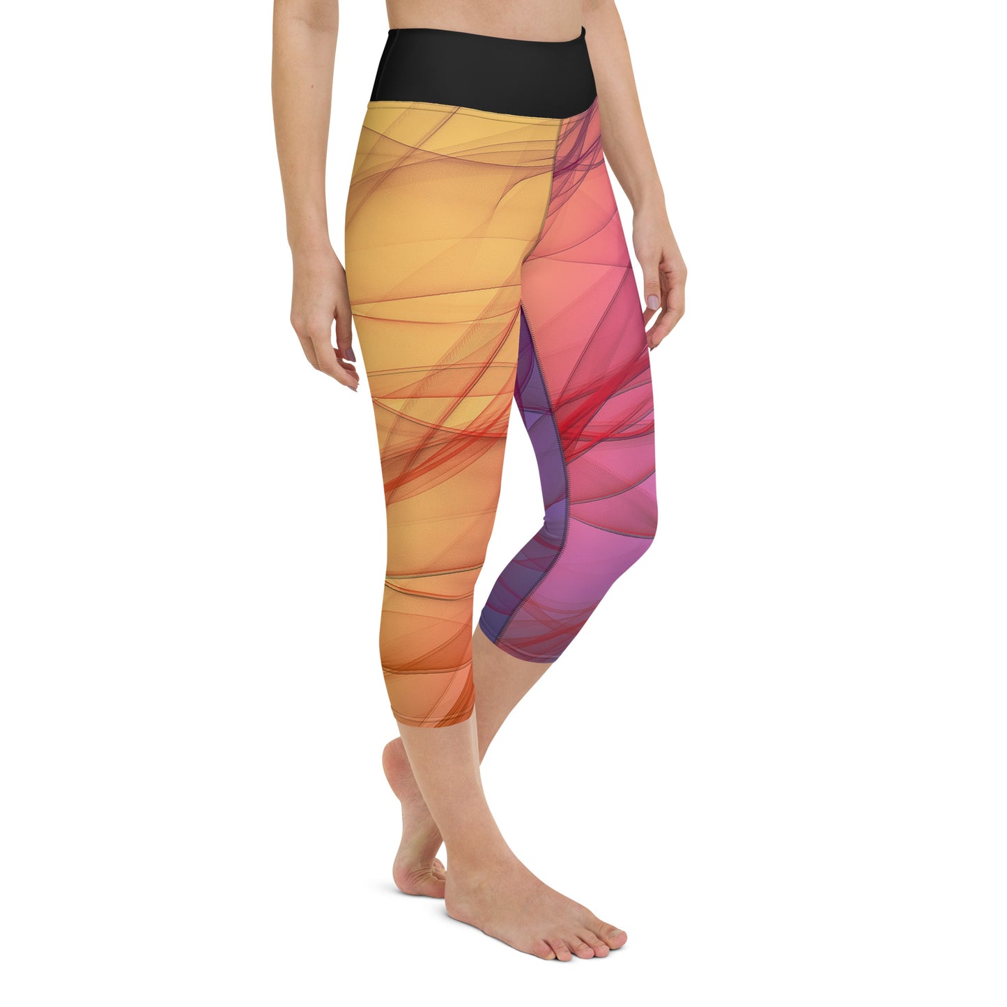 Legging court de yoga